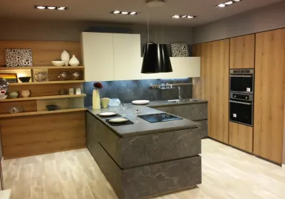 Cucina con penisola