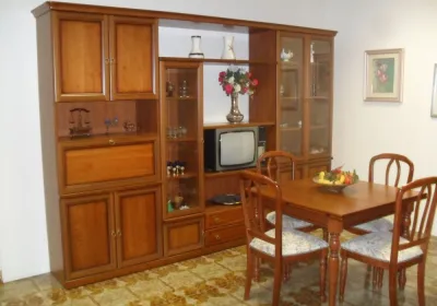 Mobile soggiorno classico finitura noce